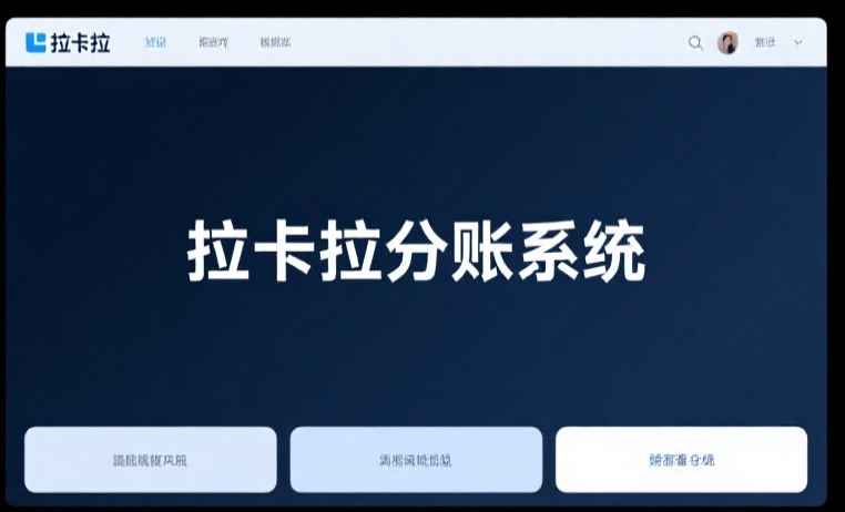 拉卡拉分账系统
